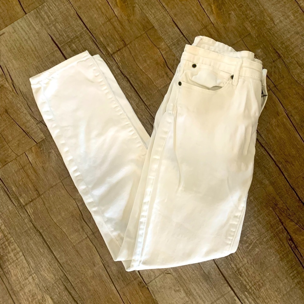Workshop‎ by Andrea Jovine Women’s White Jeans Size 10 Skinny Stretch Denim